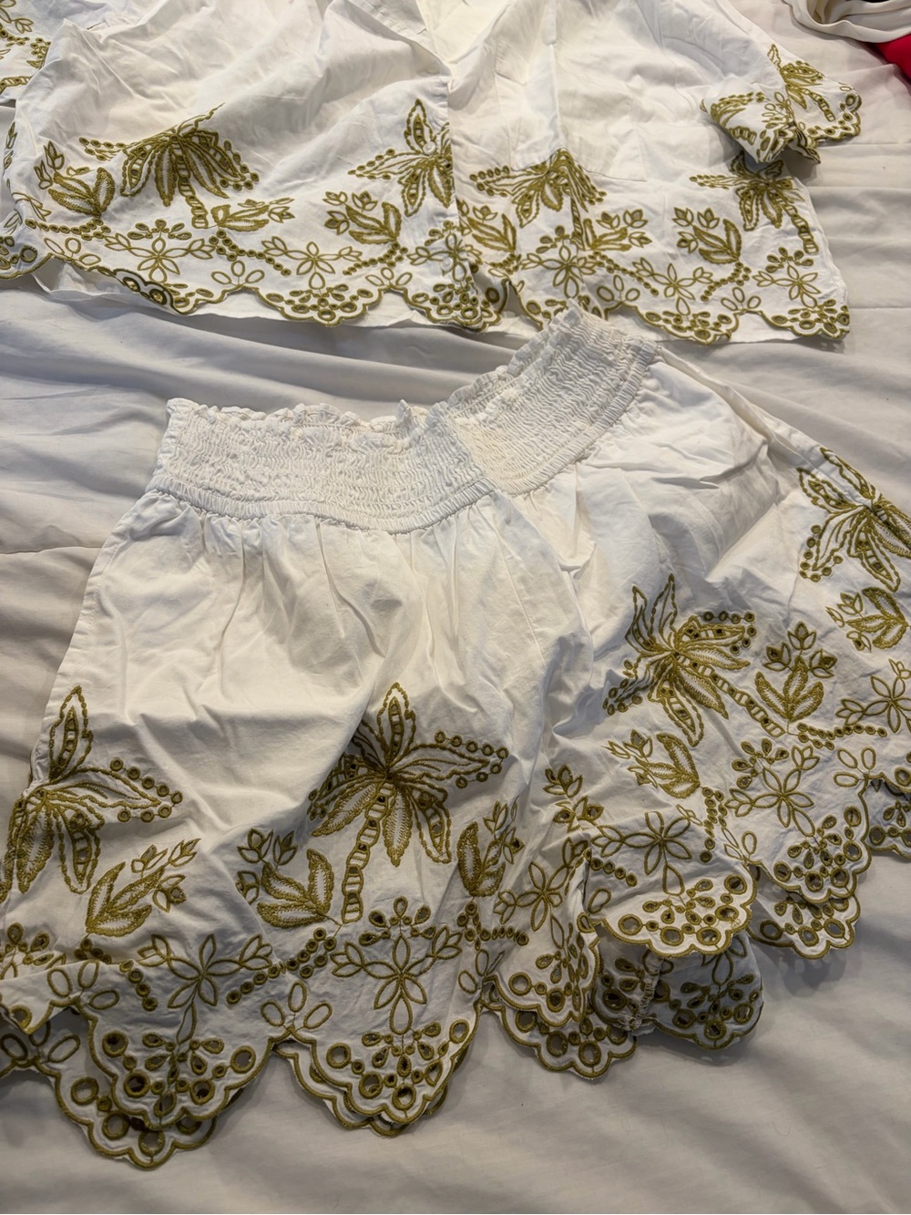 ASOS White Set with Embroidery - Picture 3 of 5
